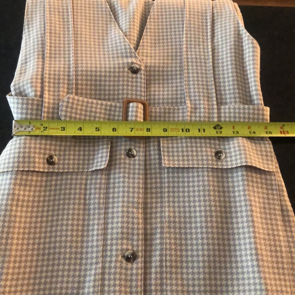 ✨Vintage Wool Houndstooth Sung Sport Dress Sz 10 ✨ - Picture 7 of 9